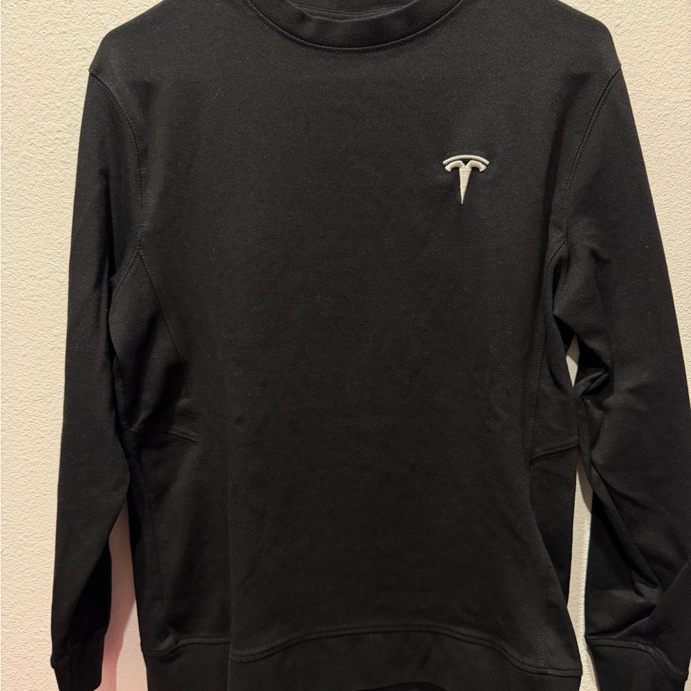 Tesla Black Pullover Sweater